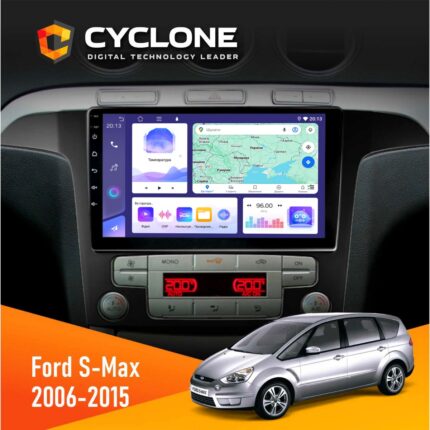 Штатна магнітола Ford S-Max 2006-2015 Climate Cyclone C9-011 4x64, DSP