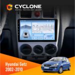 Штатна магнітола Hyundai Getz 2002-2010 Black Cyclone C9-012