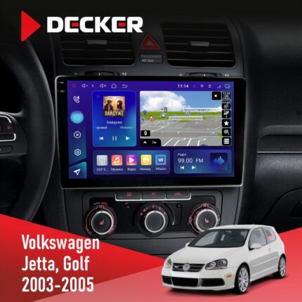 Штатна магнітола Volkswagen Golf 2003-2008 Climate Decker D10-005