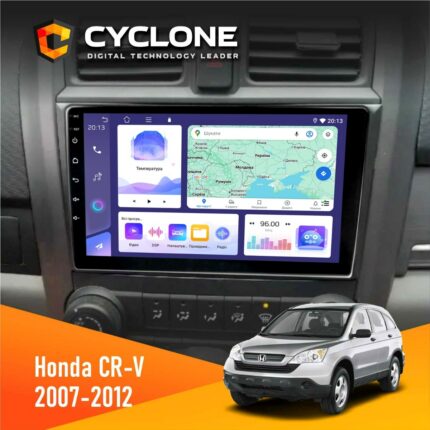 Штатна магнітола Honda CR-V 2007-2012 Cyclone C9-011 4x64, DSP
