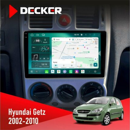 Штатна магнітола Hyundai Getz 2002-2010 Decker D9-004