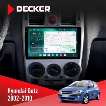 Штатна магнітола Hyundai Getz 2002-2010 Black Decker D9-004