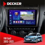 Штатна магнітола Volkswagen Golf 2012-2021 Decker D10-005 4x64, DSP, 360, 4G, 2k