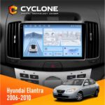Штатна магнітола Hyundai Elantra 2006-2010 Cyclone C9-012 4x64 DSP 4G