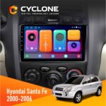 Штатна магнітола Hyundai Santa Fe 2000-2006 Cyclone C9 CPL 2x32