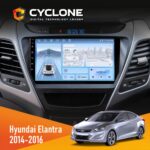 Штатна магнітола Hyundai Elantra Cyclone C9-012 4x64 DSP 4G