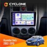 Штатна магнітола Hyundai Getz 2002-2010 Black Cyclone C9-011
