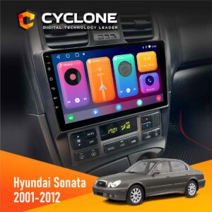 Штатна магнітола Hyundai Sonata (EF) 2001-2012 Cyclone C9 001 Hyundai Sonata 2x64 CPL