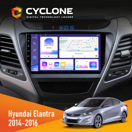 Штатна магнітола Hyundai Elantra Cyclone C9-011 4x64, DSP