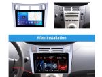 Штатна магнітола Toyota Yaris FORS auto FS 2 PRO для Toyota Yaris Vitz Platz (2+32Gb, 9", silver)