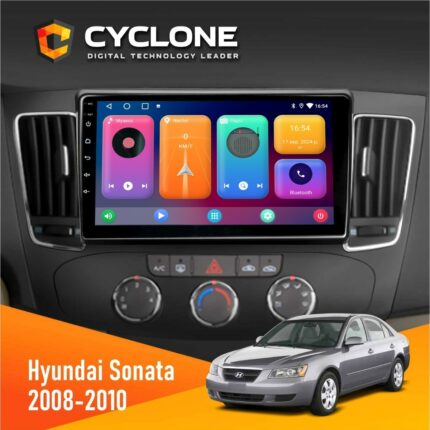 Штатна магнітола Hyundai Sonata 2008-2010 Cyclone C9 CPL 2x32