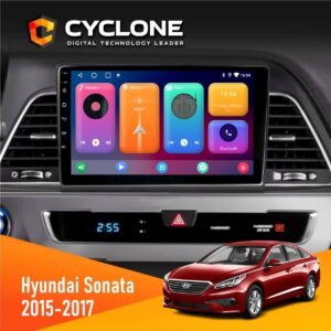 Штатна магнітола Hyundai Sonata 2015-2017 CAN Cyclone C9-001 2x64 CPL