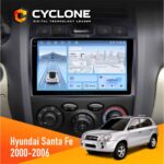 Штатна магнітола Hyundai Santa Fe 2000-2006 Cyclone