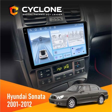 Штатна магнітола Hyundai Sonata (EF) 2001-2012 Cyclone C9-012 4x64 DSP 4G