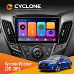 Штатна магнітола Hyundai Veloster 2011-2019 Cyclone C9 CPL 2x32