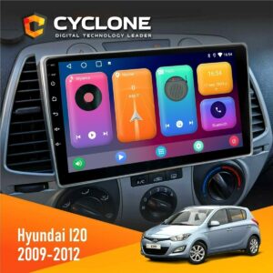 Штатна магнітола Hyundai I20 2009 2012 Cyclone C9-001 2x64 CPL