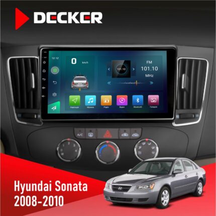 Штатна магнітола Hyundai Sonata 2008-2010 Decker D9-004 6x128, DSP 360, 2k