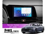 Штатна магнітола FORS.auto для Hyundai Elantra 2020+ у форматі Qled, вид збоку