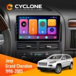 Штатна магнітола Jeep Grand Cheroke 1998-2005 Cyclone C9 CPL 2x32