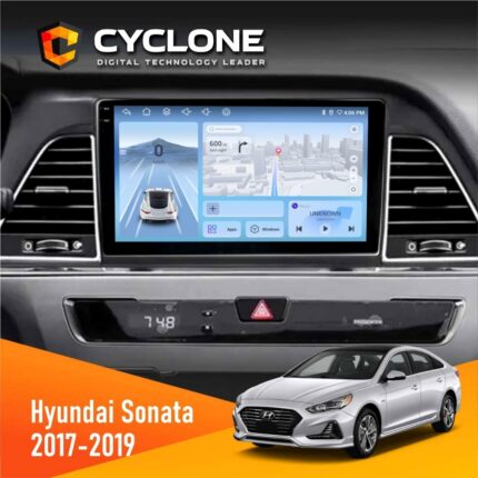 Штатна магнітола Hyundai Sonata 2017-2019 CAN Cyclone C9-012 4x64 DSP 4G