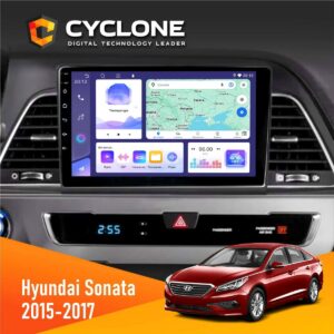 Штатна магнітола Hyundai Sonata 2015-2017 CAN Cyclone C9-011 4x64, DSP