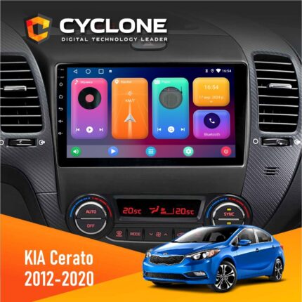 Штатна магнітола KIA Cerato 2012-2020 Cyclone C9 CPL 2x32
