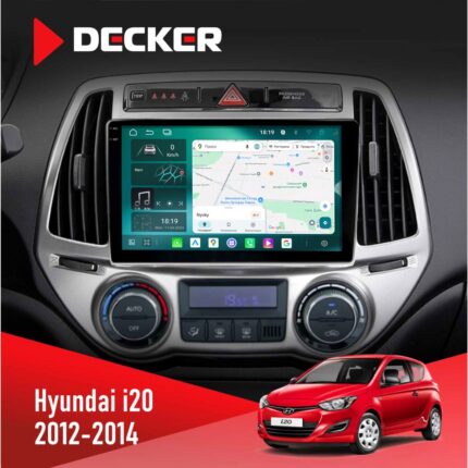Штатна магнітола Hyundai I20 Decker D9-004 6x128, DSP 360, 2k