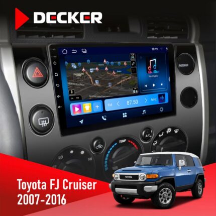 Штатна магнітола Toyota FJ Cruiser 2007-2016 Decker D9-008 8x128 DSP 4G