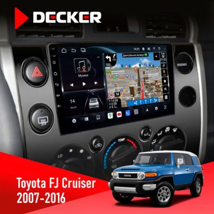 Штатна магнітола Toyota FJ Cruiser 2007-2016 Decker D9-011 4x64 DSP 4G 360