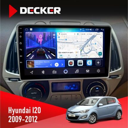 Штатна магнітола Hyundai I20 2009-2012 Climate Decker D9-006 4x64, 4G