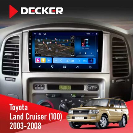 Штатна магнітола Toyota Land Cruiser (100) 2003-2008 Decker D9-008