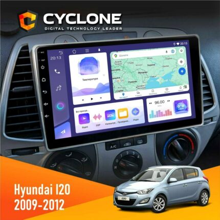 Штатна магнітола Hyundai I20 2009-2012 Cyclone C9-011 з DSP