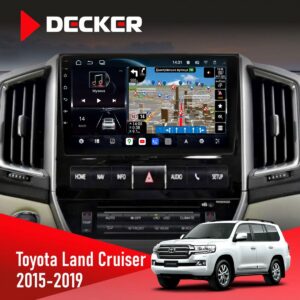Штатна магнітола Toyota Land Cruiser 200 2015-2019 Decker D9-011 4x64 DSP 4G 360