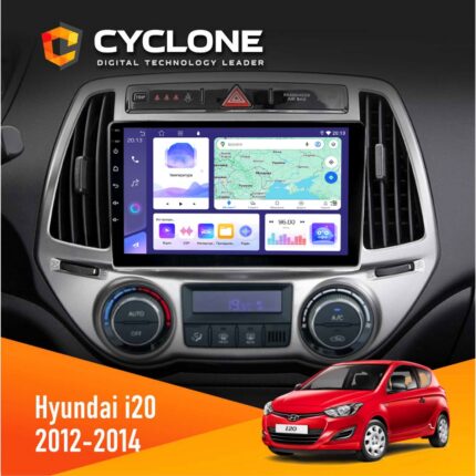 Штатна магнітола Hyundai I20 2012-2014 Cyclone C9-011 з DSP