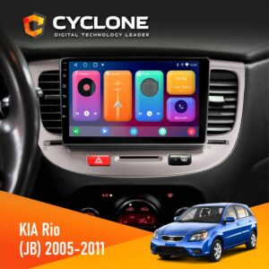 Штатна магнітола KIA Rio (JB) 2005-2011 Cyclone C9-001 2x64 CPL