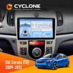 Штатна магнітола KIA Forte (TD) 2009-2012 Climate Cyclone C9-012 4x64 DSP 4G
