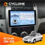 Штатна магнітола KIA Cerato 2006-2008 Conditioner Cyclone C9-012 4x64 DSP 4G