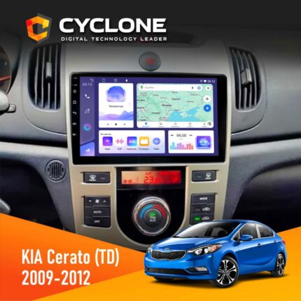 Штатна магнітола KIA Forte Climate Cyclone C9-011 4x64, DSP