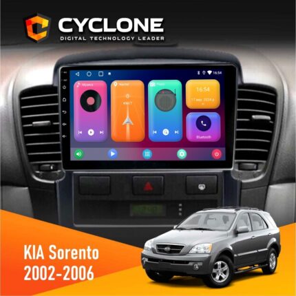 Штатна магнітола KIA Sorento (BL) 2002-2006 Cyclone C9 CPL 2x32