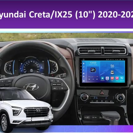 Штатна магнітола FORS.auto FS 1 LITE для Hyundai Creta/IX25 (2020-2021) — вигляд збоку