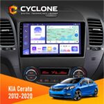 Штатна магнітола KIA Cerato 2012-2020 Cyclone C9-011 4x64, DSP