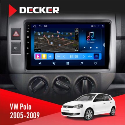 Штатна магнітола Volkswagen Polo 2005-2009 Decker D9-008 8x128 DSP 4G