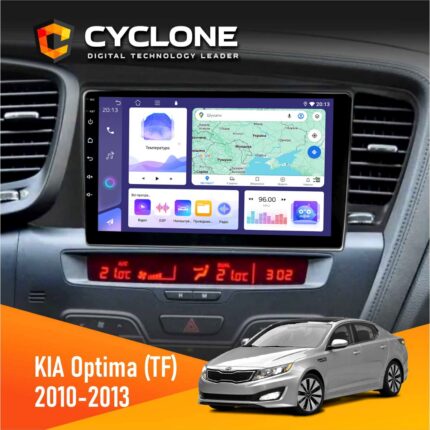 Штатна магнітола KIA Optima TF 2010-2013 Cyclone C9-011 4x64, DSP