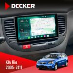 Штатна магнітола KIA Rio Black Decker D9-004