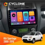 Штатна магнітола KIA Sportage 2008-2010 Climate Cyclone C9 CPL 2x32