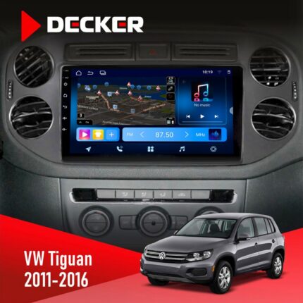 Штатна магнітола Volkswagen Tiguan 2011-2016 Decker D9-008 8x128 DSP 4G