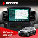 Штатна магнітола Decker D9 004 для KIA Sorento (BL) 2002-2006