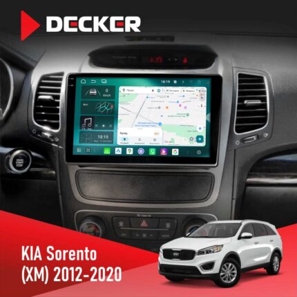 Штатна магнітола KIA Sorento Decker D9-004 6x128, DSP 360, 2k