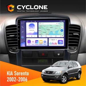 Штатна магнітола KIA Sorento Cyclone C9-011 4x64, DSP
