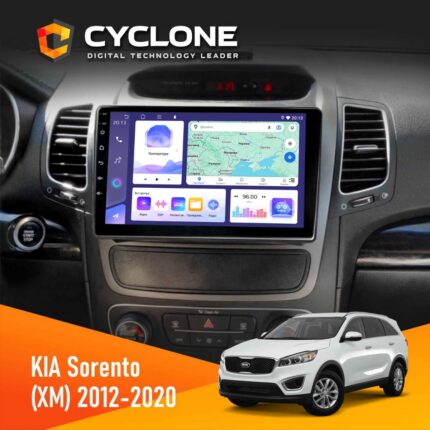 Штатна магнітола KIA Sorento 2012-2020 Cyclone C9-011 4x64, DSP